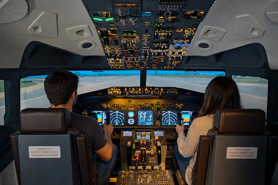 Vlieg als captain in een Boeing 737 simulator!