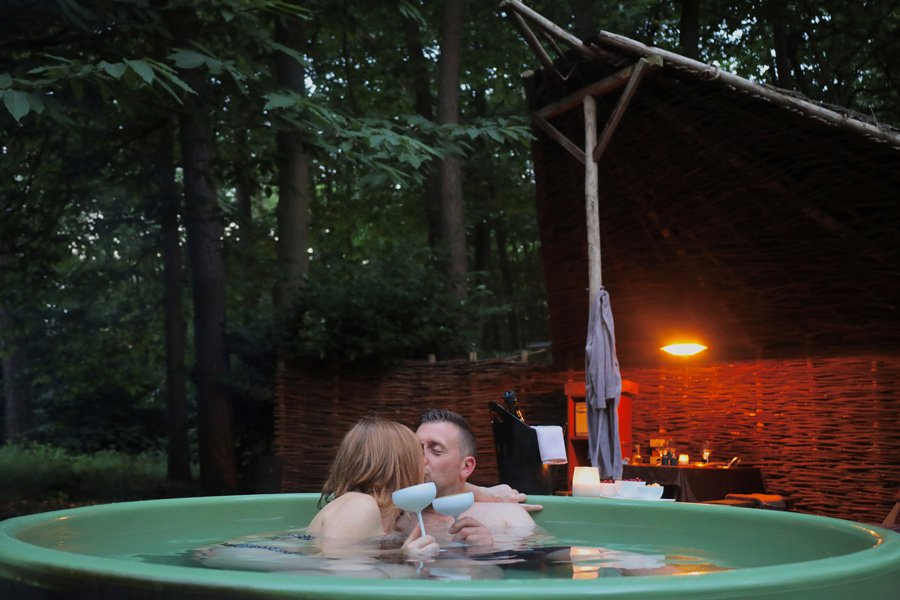 Huisje met hottub en privé sauna op de Hoge Veluwe