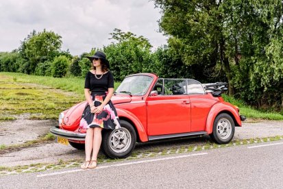 Een dag toeren in een VW Kever Cabrio Een dag toeren in een VW Kever Cabrio