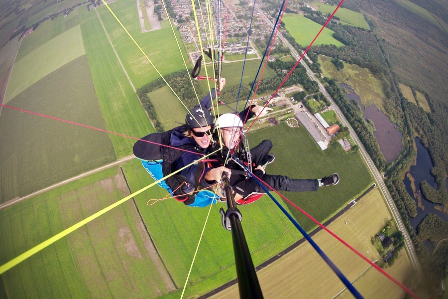 Tandemvlucht paragliding logo