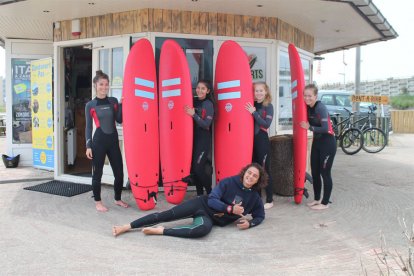 Surfles in Zandvoort aan Zee
